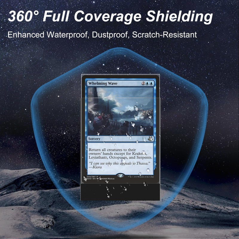 Mlikero 400 Pack Card Sleeves  200 Matte Black Trading Card Sleeve and 200 Inner Sleeves Ideal for Double-Sleeving  Perfect Fit Sleeves Compatible with MTG  TCG  Baseball  Football Cards. - Image 5