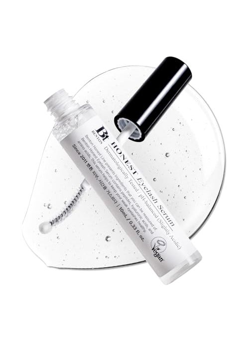 Benton - BENTON HONEST Eyelash Serum - Valentines Day Gifts for Her, Korean Skin Care Lash Serum with Hyaluronic Acid & Peptides | Eyelash Growth & Eyebrow Growth Serum (0.33 fl oz) - Image 1