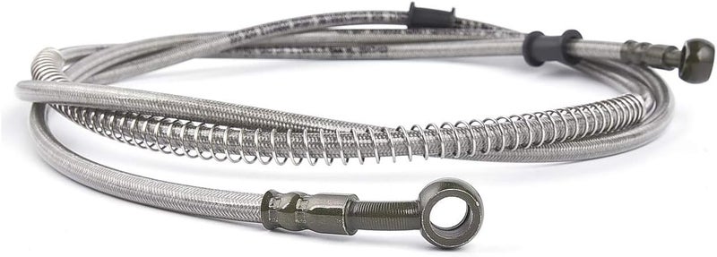MTATCN 86" Stainless Braided Hydraulic Brake Hose Line for Scooter ATV Dirt Bike Go Kart - Image 5