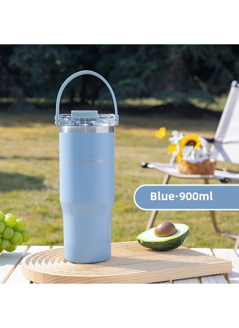 Generic - Stainless Steel Insulated Tumbler for Men and Women Blue 900ml - Image 1