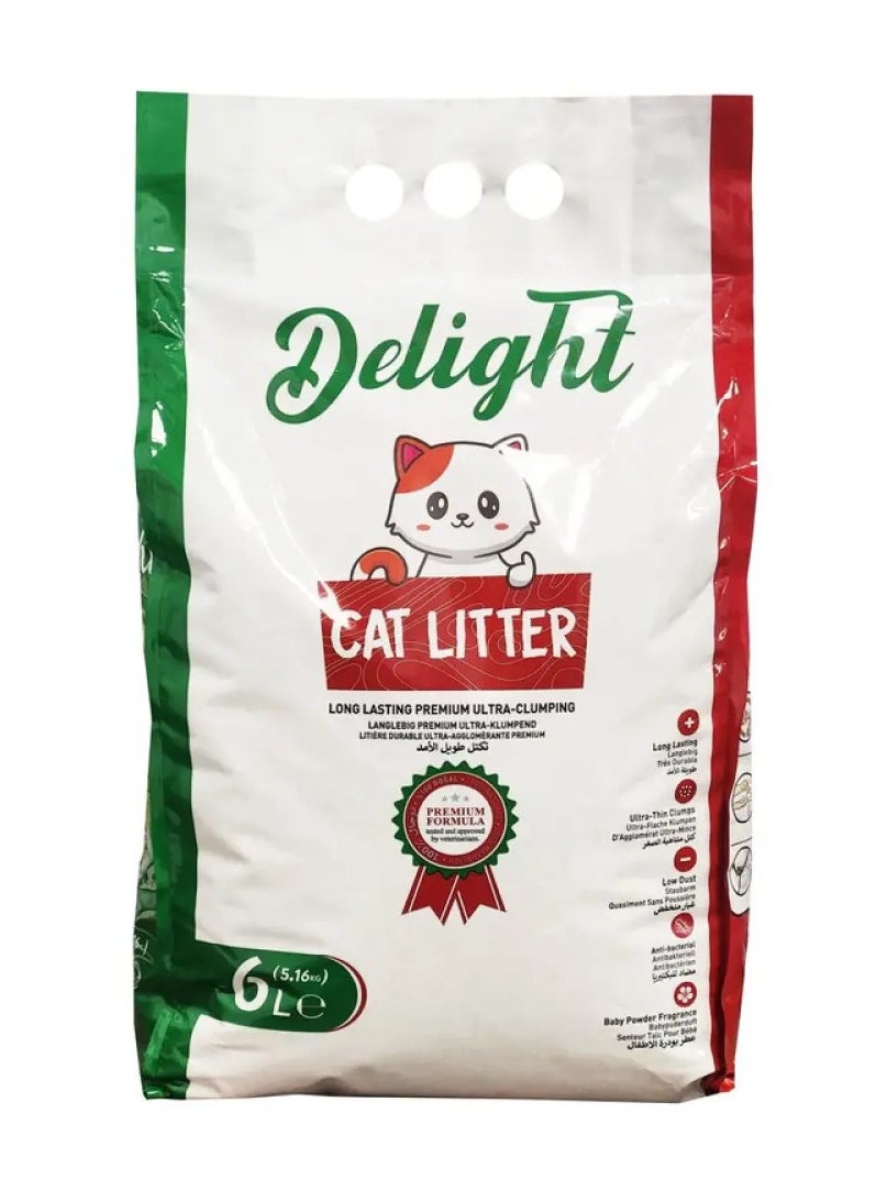 Delight Cat Litter Ultra Clumping 6L 