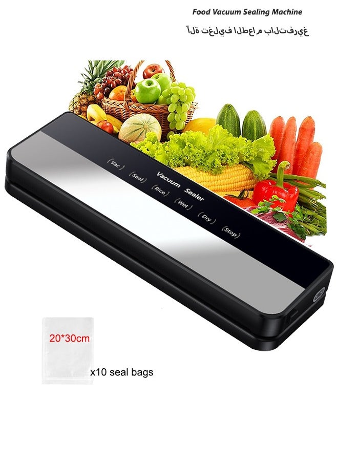Joshberg Vacuum Sealer Machine,Fast-Compact/Multi-Functional Food Saver Vacuum Sealer Machine with 10 bags, High Powerful Vacuum Sealers for Food, Automatic Sealing & Dry & Moist Modes  - Image 1