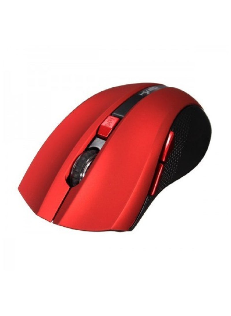 HXSJ - X50 Wireless Mouse Red/Black - Image 1
