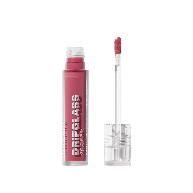 MORPHE Dripglass High Shine Lip Gloss - Semi-Sheer or Full Coverage Lip Color with Glass-Like Shine and Nonsticky Finish - Infused With Squalane & Vitamin E - Shatterproof Mauve (0.13 Fl Oz) - Image 1