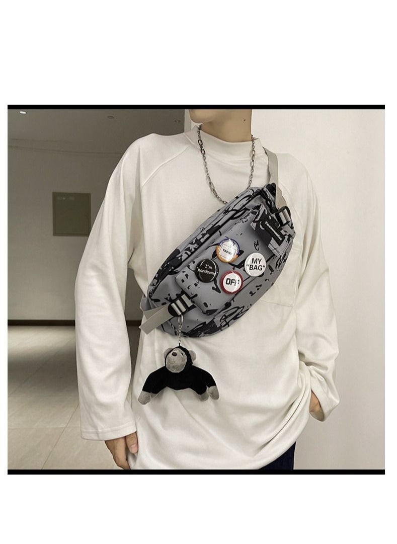 Generic - Men's and women's sports students' casual waist bag - Image 1