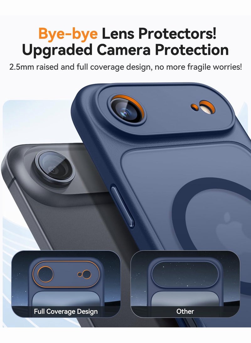 SOKAD MagSafe Matte Blue Case for iPhone Air, Full Camera Protection - Image 3