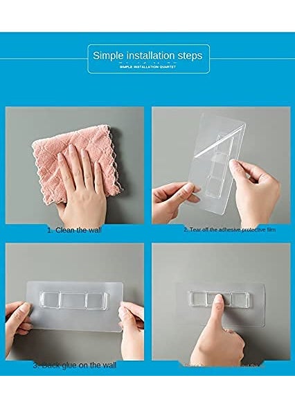 JK Enterprise JK Enterprise Self Adhesive Wall Mounted Kitchen Cutlery Spoon Fork Knife Chopstick Holder Organizer Stand Plastic Random Color 1pc  - Image 4