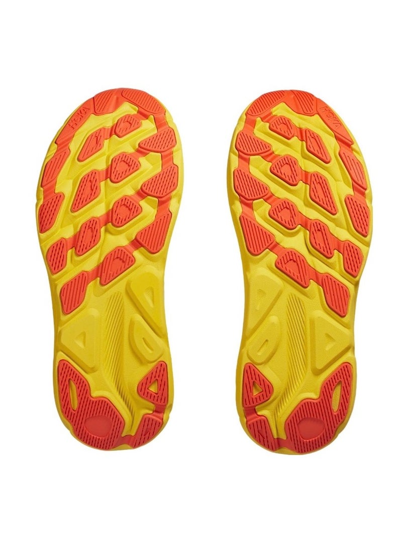 Hoka One One Outdoor Running Sneakers White/Yellow/Black  - Image 5
