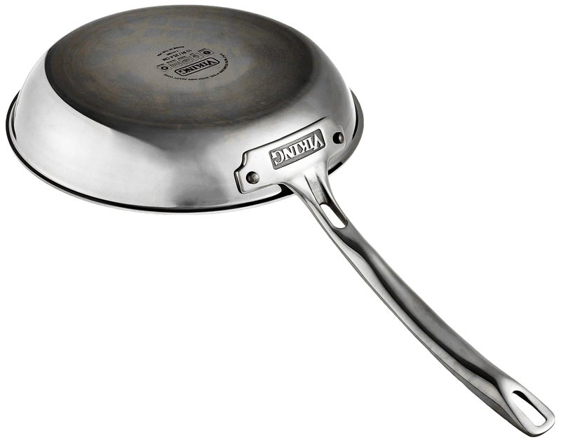 Viking 3-Ply Stainless Steel Fry Pan, 10 Inch, Silver - Image 4