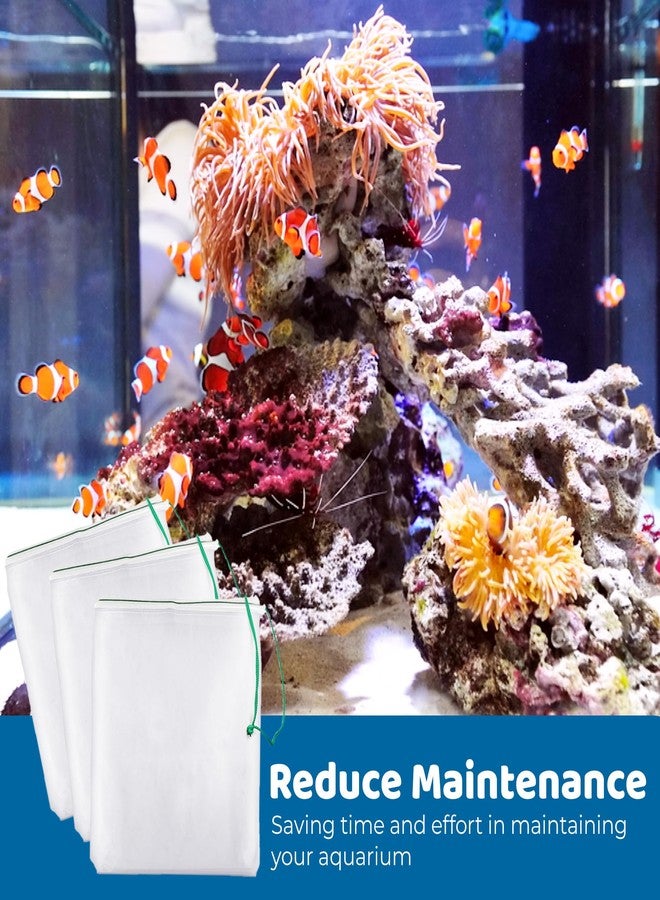 SunGrow Media Filter Bags, White Mesh Nylon Pouch for Holding Aquarium Active Carbon, Bio Rings, Lavender, Spices, Dried Flowers, 10 Pcs per Pack - Image 5