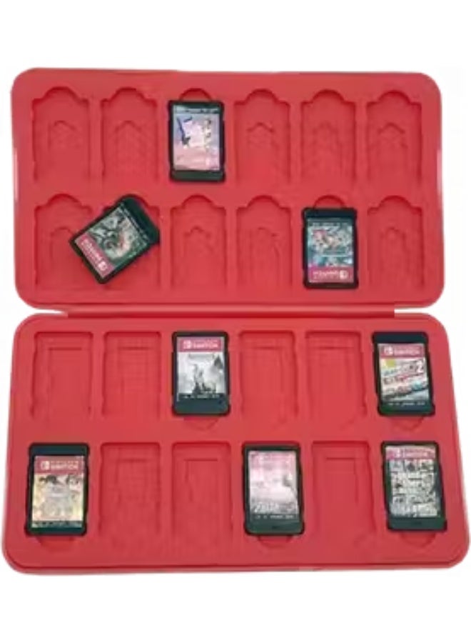 حافظة حاملة كروت ألعاب نينتندو سويتش على شكل بدلة ماريو - 24 خانة - Image 4