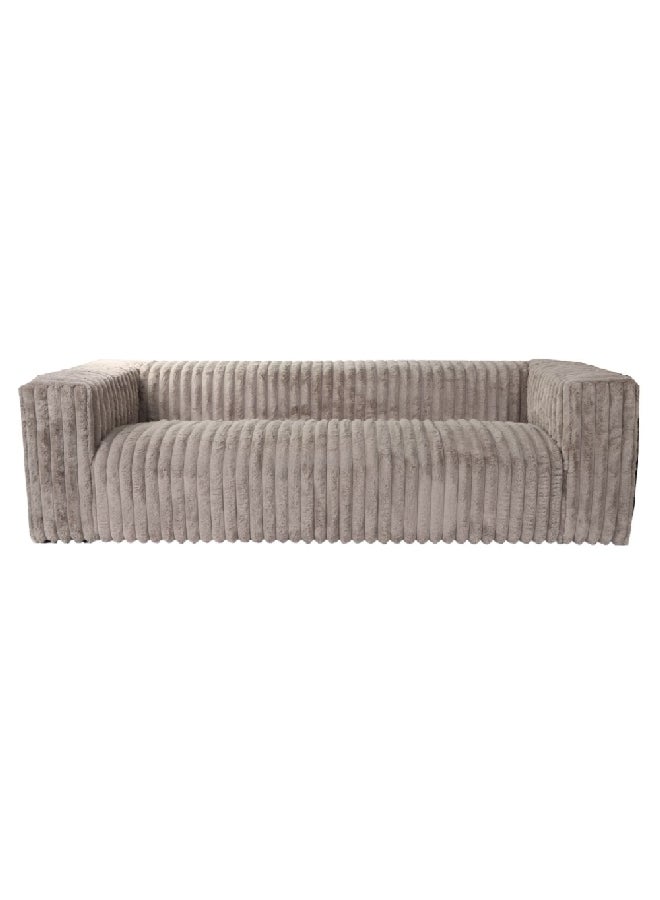 Micasa High-Quality And Durable Fabric 3-Seater Sofa Grey 66.5 X 100 X 255 Cm Pjs23805 - Image 1