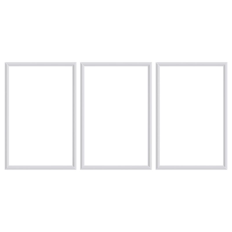 KTINITK 3 PCS Premade Wainscoting Panels Accent Wall Panels For Interior Wall Decor Easy DIY Build And Batten Chair Rail & Picture Frame Door Decor (16 x 24 in) - Image 1
