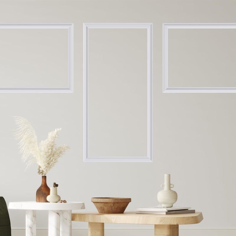KTINITK 3 PCS Premade Wainscoting Panels Accent Wall Panels For Interior Wall Decor Easy DIY Build And Batten Chair Rail & Picture Frame Door Decor (16 x 24 in) - Image 5