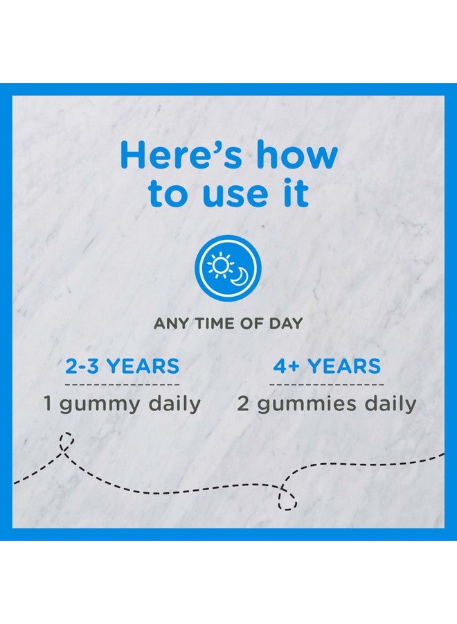 Zarbee's Kid's Complete Daily Multivitamin + Probiotic Gummies with Vitamins A B C D E & zinc for Digestive Health Easy To Chew, Natural Fruit 70 Count - Image 4