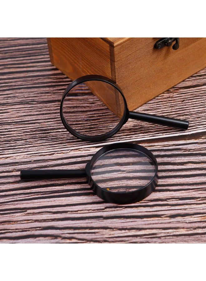 Elcoho 48 Pack Handheld Magnifier Plastic Magnifying Glass for Reading Jewelry Home Office Desk Accessories with Storage Bag - Image 3