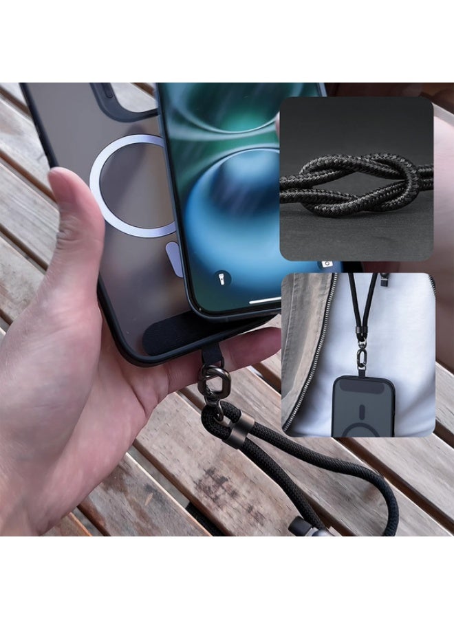 Dudao L20MAX 4in1 Cable / Lanyard USB-A / USB-C / Lightning PD QC 65W 1.5m - Black - Image 4