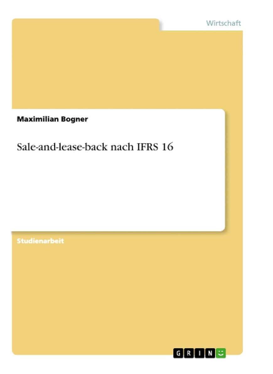 Sale-and-lease-back nach IFRS 16 