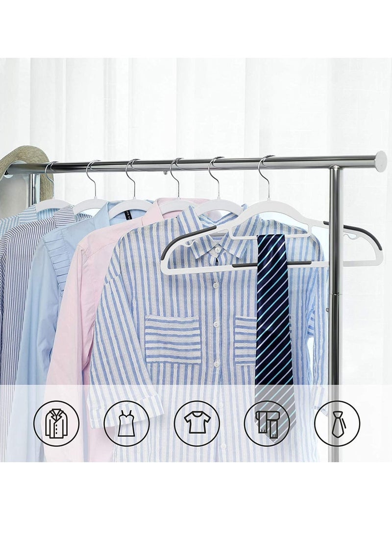 Clothes Hangers Heavy Duty Durable Standard Clothes Hanger Plastic Suit Coat Shirt Hangers 50 Pack Space Saving Clothes Hanger With Rubber Coating 16.5 Inches 50pcs Light Grey - pzsku/Z743A1714239D4647E874Z/45/_/1686569165/40fc9822-d97e-4108-9a1b-0300e548e6b2