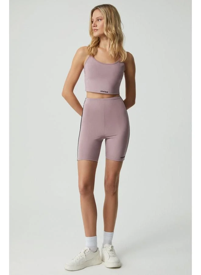 Urban Beat  PHARSA Women’s Soft-Touch Rosewood Shorts with Tape Trim. for Women | Best Price UAE