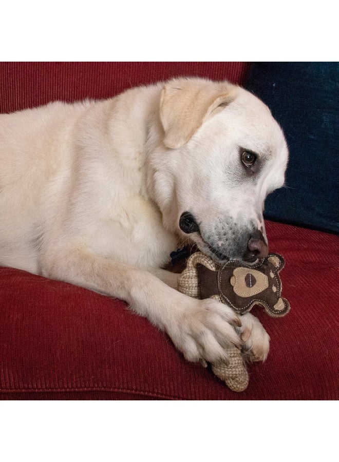 سبوت حلقات حيوانات من الجلد الصناعي المتين من SPOT - لعبة حبل للكلاب، مصنوعة من الجلد الطبيعي وقماش الجوت، حلقة حبل متينة رائعة للشد والمضغ - 11 بوصة، أنماط متنوعة، قطعة واحدة - Image 5