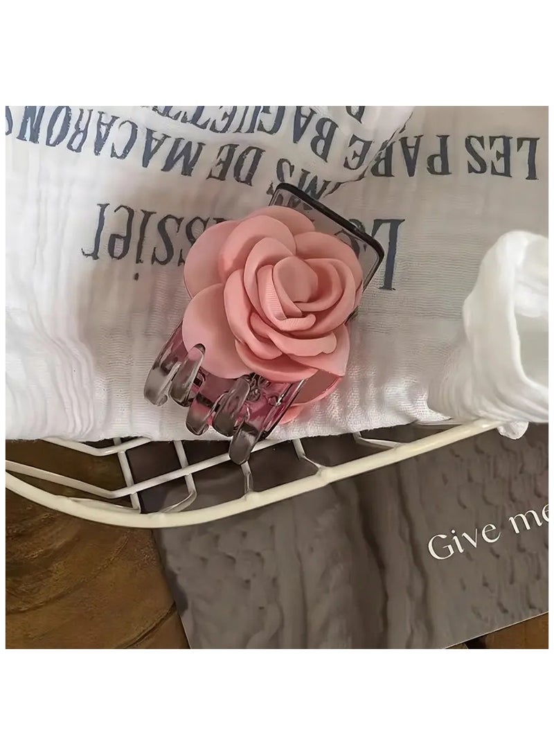 ام كي مشبك شعر بسيط بلون موحد، مع نمط زهرة مناسب لجميع الأعمار - Image 1