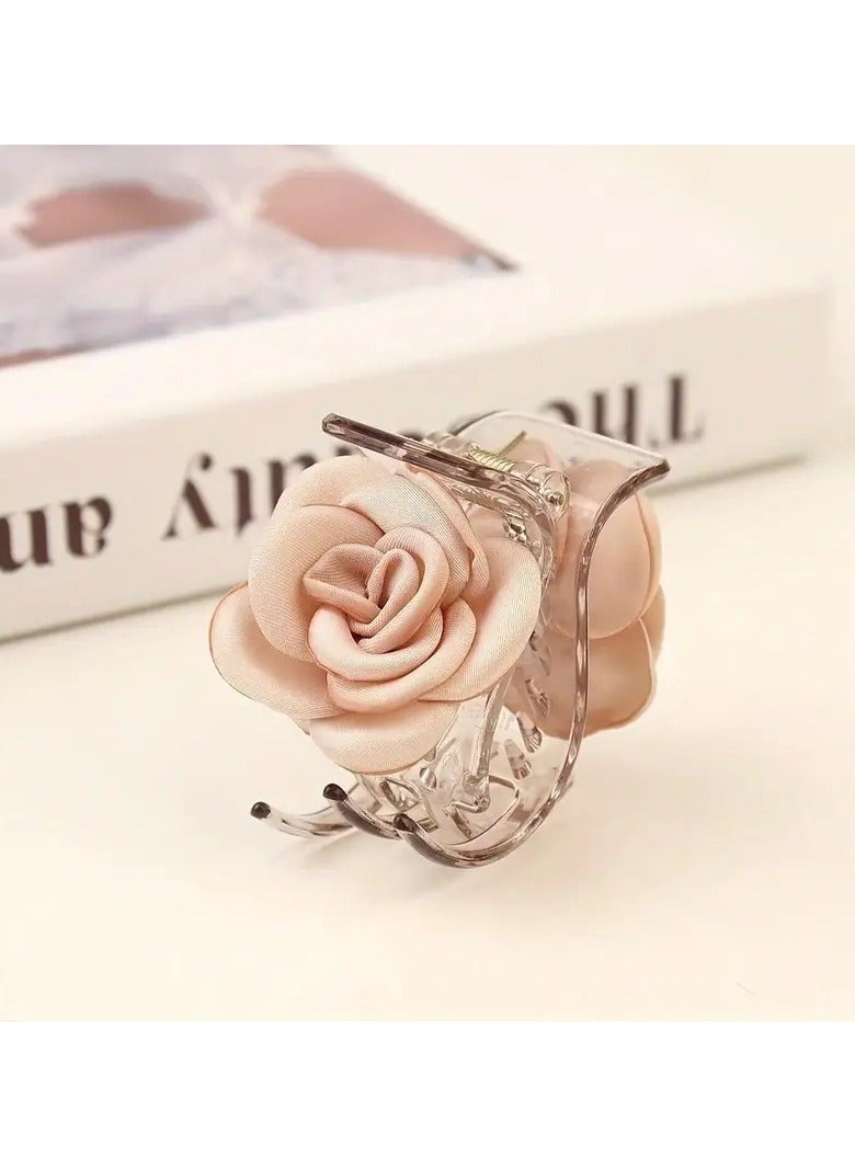 ام كي مشبك شعر بسيط بلون موحد، مع نمط زهرة مناسب لجميع الأعمار - Image 2