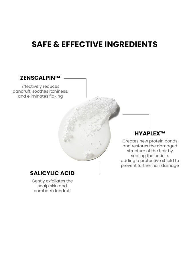 ThriveCo Scalp Clear Shampoo for Dandruff Control | Daily Use Shampoo With Zenscalpin™, Hyaplex™, Salicylic Acid | For Dandruff, Flaky & Itchy Scalp | For Men & Women | 250ml (250 ml) - Image 3