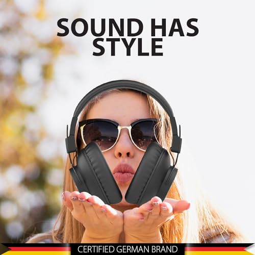 Blaupunkt Newly Launched BH41 Bluetooth Wireless Over Ear Headphones I Long Playtime I 40MM Drivers I Foldable I Flexible & Light Weight I Built in Mic I TurboVolt Fast Charging - Image 2