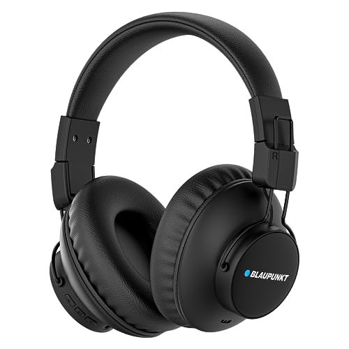 Blaupunkt Newly Launched BH41 Bluetooth Wireless Over Ear Headphones I Long Playtime I 40MM Drivers I Foldable I Flexible & Light Weight I Built in Mic I TurboVolt Fast Charging - Image 1