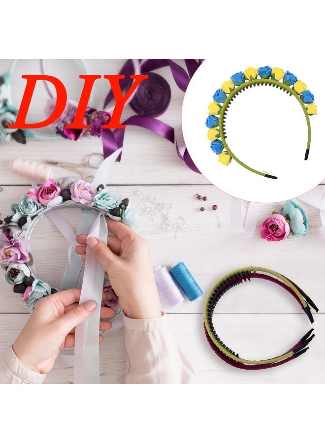 Duufin 12 Pieces Teeth Comb Headband Nonslip Hair Headbands Colorful Teeth Headbands For Girls Women 12 Colors - Image 5