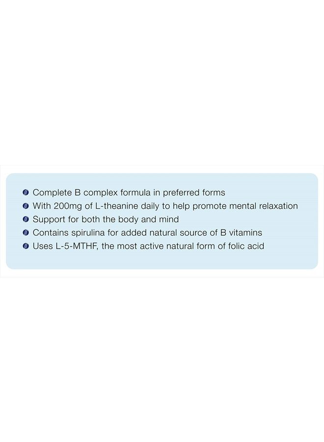 CanPrev Synergy B-Complex with L-Theanine Vegi Capsules, 60 Count - Image 3