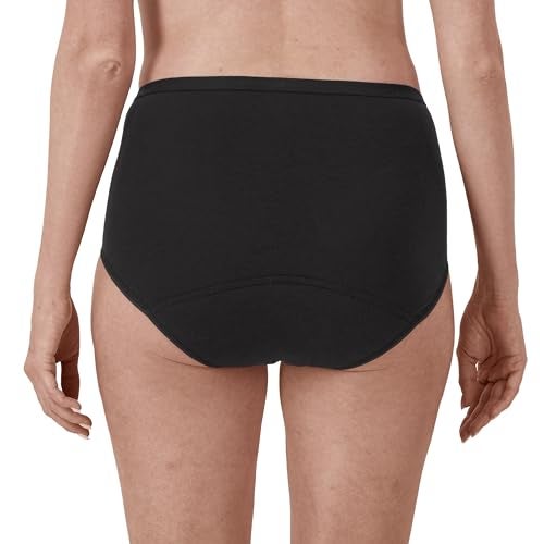 Hanes Women's Comfort, Period. Briefs, Super Leak Post-Partum & Period Underwear, 3-Pack - Image 3