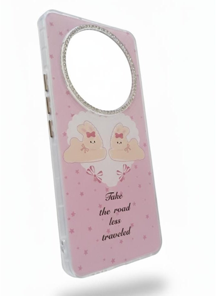 غطاء فاخر بتصميم سحابة الحلوى لهاتف Honor X9c - Image 2