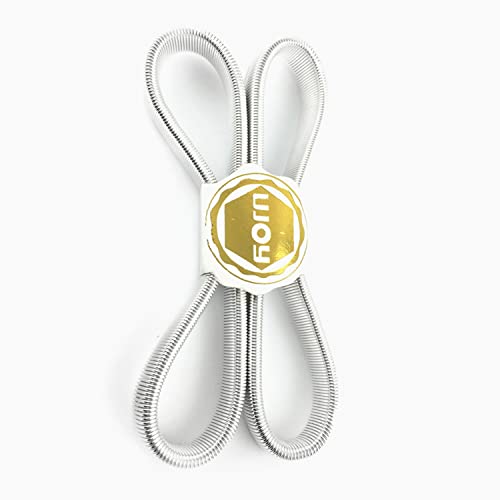UJOY base Sleeve Holders Elastic Anti-Slip Shirt Garters Stretch Metal Armbands 1 Pairs (Silver) - Image 5