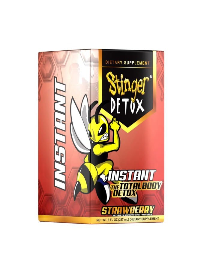 Stinger Detox Instant Detox Regular Strength Drink - Strawberry Flavor - 8 FL OZ - Image 2