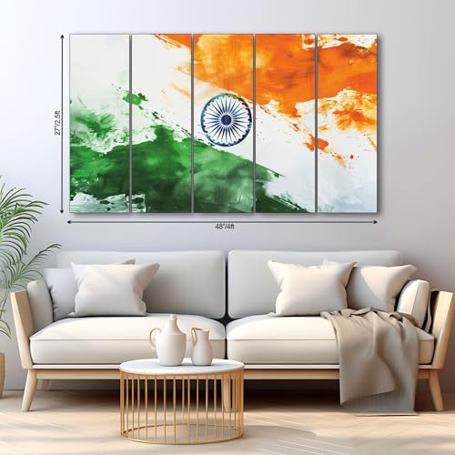 The Castle Decor Indian art painting with frame 5 Big Size (27x48) Wall Art for living room,Bedroom,Drawing room,Hotels-Digital Painting - Image 2