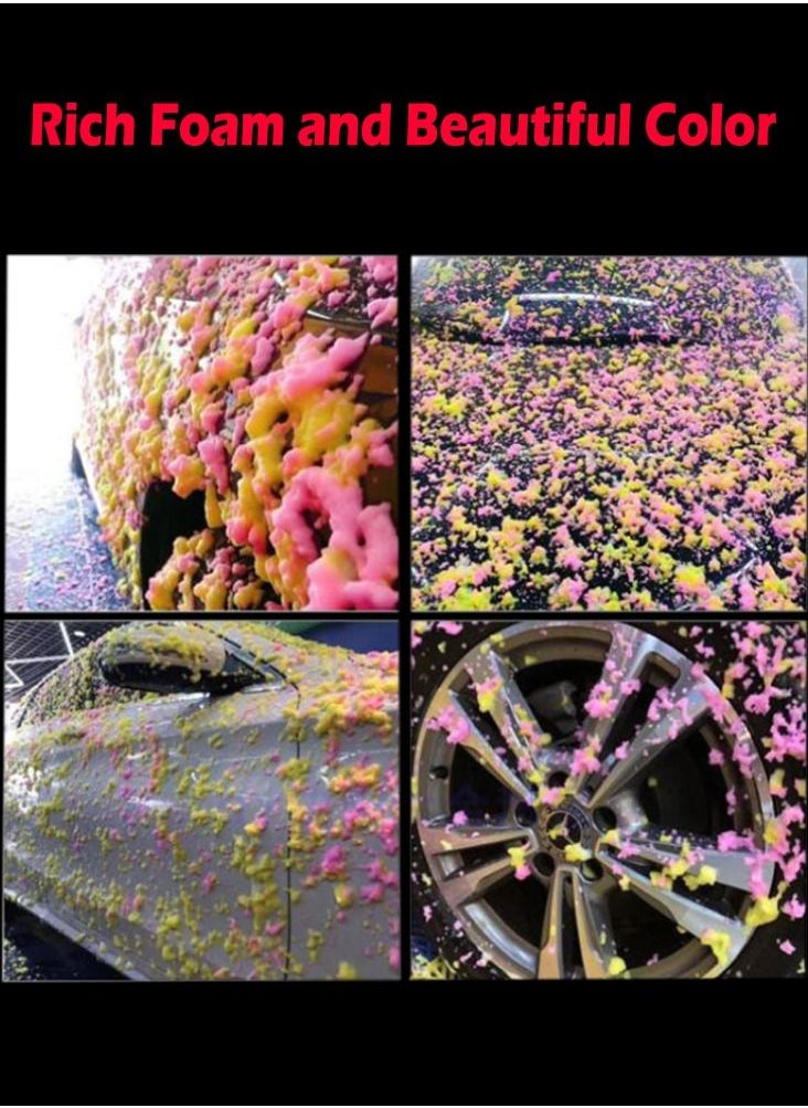 GETSUN - G-9061B Car Shampoo With Rainbow Foam 500ml (Foaming Color : Orange) - Image 1