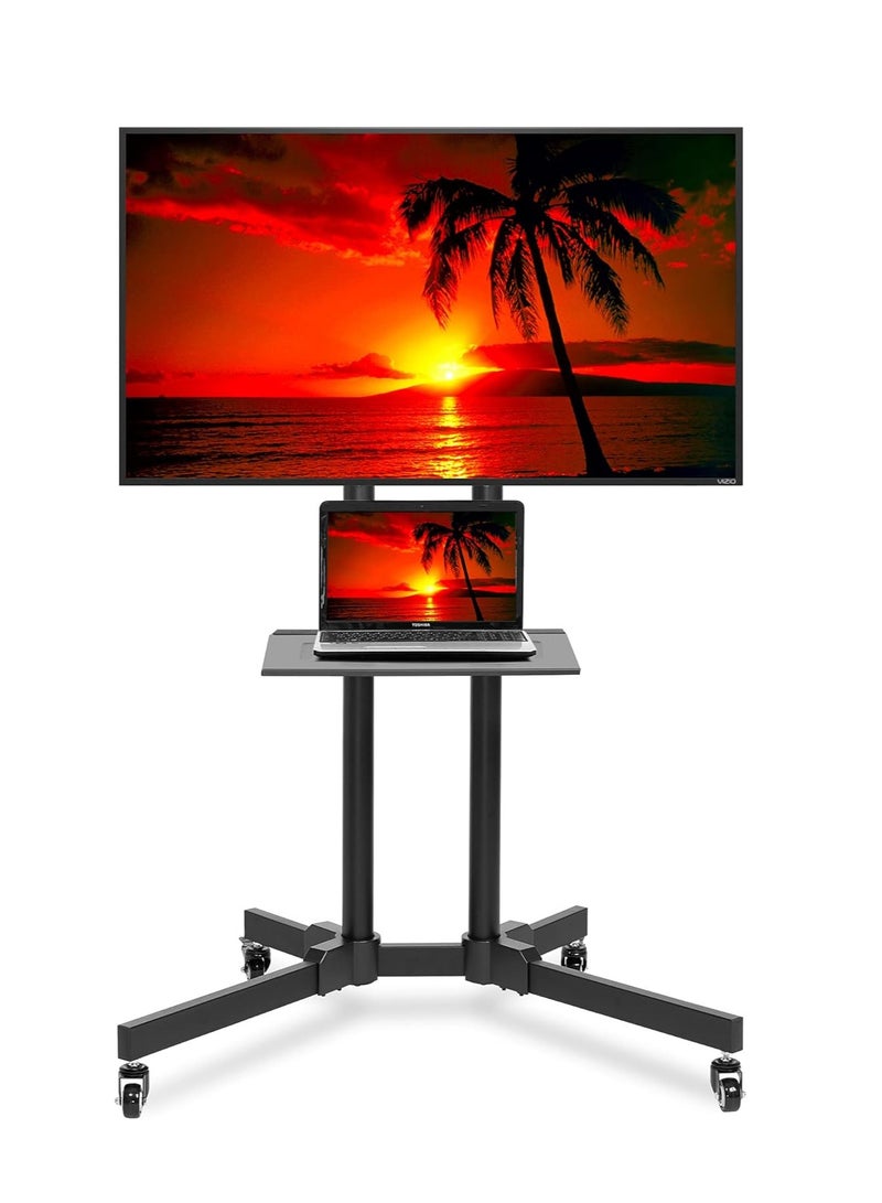 ستاند تلفزيون متحرك بعجلات – يناسب شاشات من 32 إلى 65 بوصة - Image 1