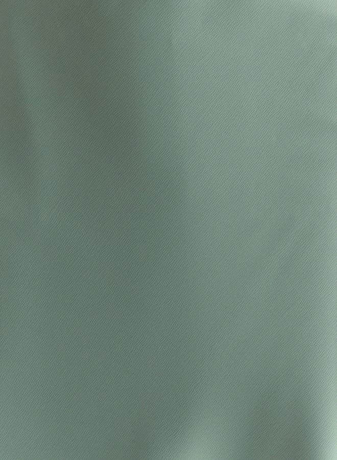 trendyol Khaki A-line Satin Fabric Midi Length Woven Skirt TWOSS24ET00162 - Image 3