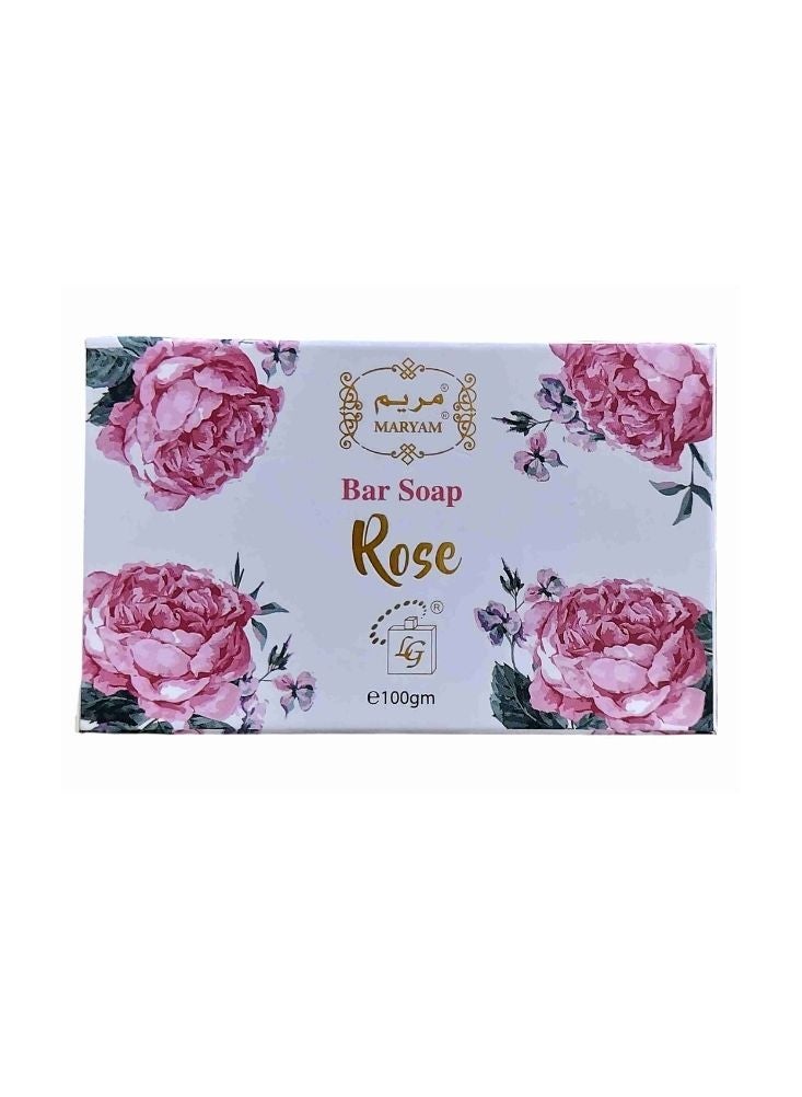 مريم صابون مريم روز – صابون استحمام مرطب برائحة الزهور (مائة غرام). - Image 2