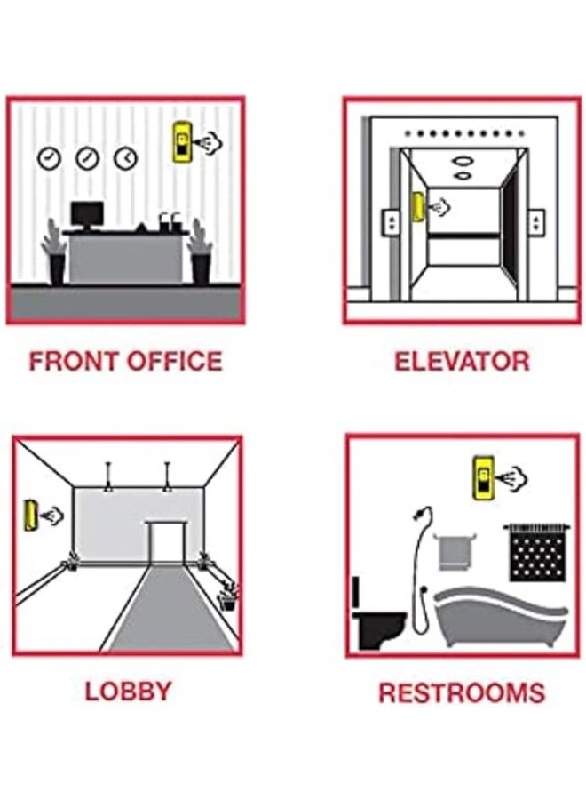 أورا بخاخ معطر جو أورا، عبوة إعادة تعبئة أوتوماتيكية، برائحة اللافندر، عبوة من 3 قطع × 250 مل، عطر يدوم طويلًا للمنزل والمكتب والمطبخ والحمام، يناسب معظم الموزعات، مزيل للروائح سهل الاستخدام - Image 4
