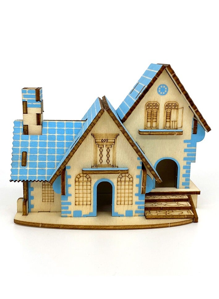 3D Wooden Puzzle: Architectural Model Building Kits - DIY Educational Crafts, Home Decor & Unique Gift Idea - Image 1