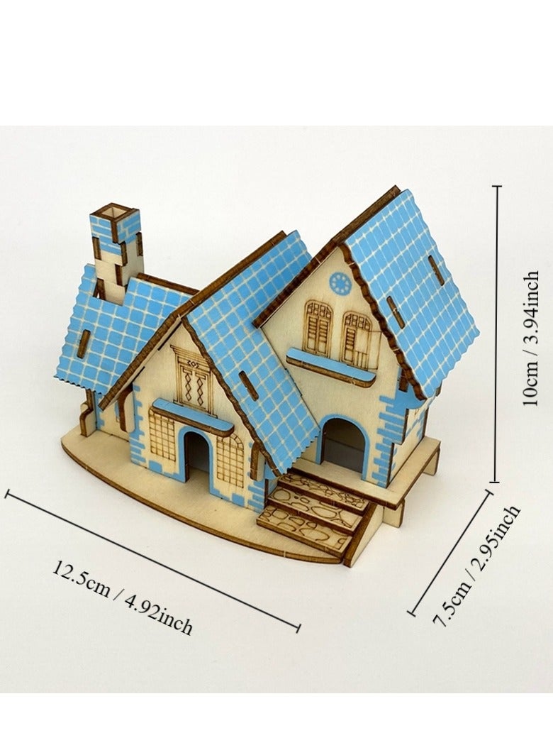 3D Wooden Puzzle: Architectural Model Building Kits - DIY Educational Crafts, Home Decor & Unique Gift Idea - Image 3