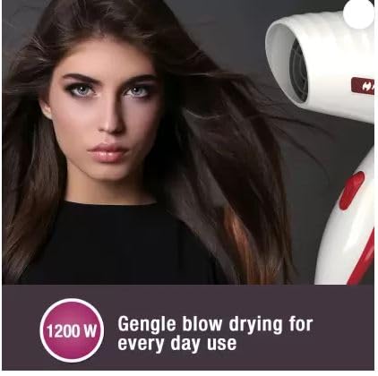 Havells Hd1901 Hair Dryer (1200 W, White & Red) - 1200 Watts - Image 3