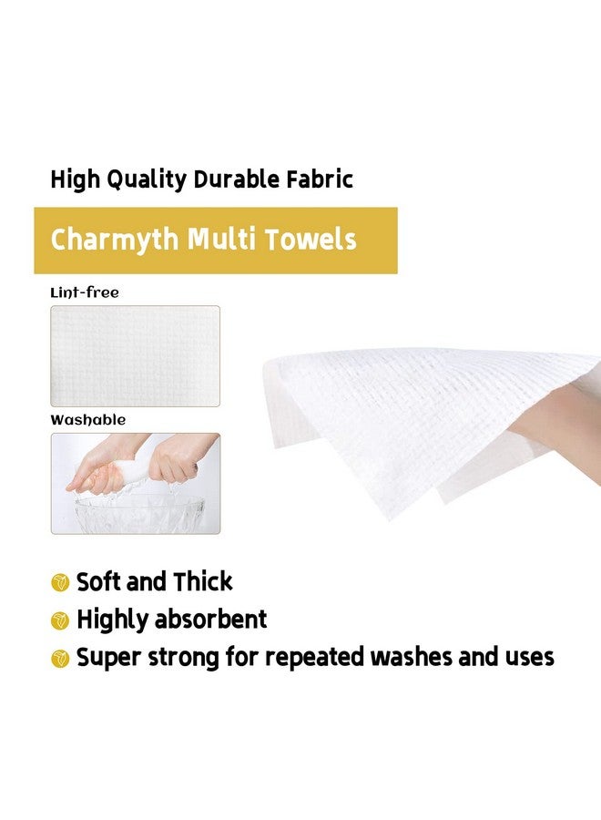 Charmyth Disposable Face Towel Clean Face Tissue Skin Towel 100 Count Xl Extra Thick Soft Disposable Makeup Remover Dry Wipes Organic Cruelty Free And Degradable Clean Towel For Sensitive Skin - Image 5