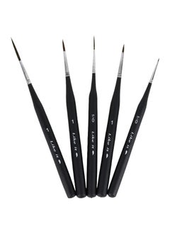 Like-It Like it Detailing Paint Brushes Set 5pcs Professional Miniature Liner Brushes for Fine Detailing Painting for Acrylic Oil Watercolor Gouache  - Image 3