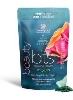 ENERGYBITS ENERGYBITS BEAUTYbits Pure Spirulina Tablets - Bag of 1,000 Tablets  - Image 1