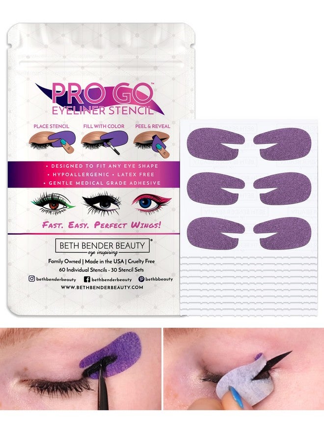 Beth Bender Beauty Pro Go Eyeliner Stencil | Cat Eyeliner Stencil | Made in USA | Cruelty Free & Vegan (Pro Go) - Image 1