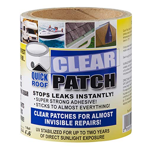 Cofair Products QRCP46 Quick Roof Clear Patch-4" x 6" - Image 1